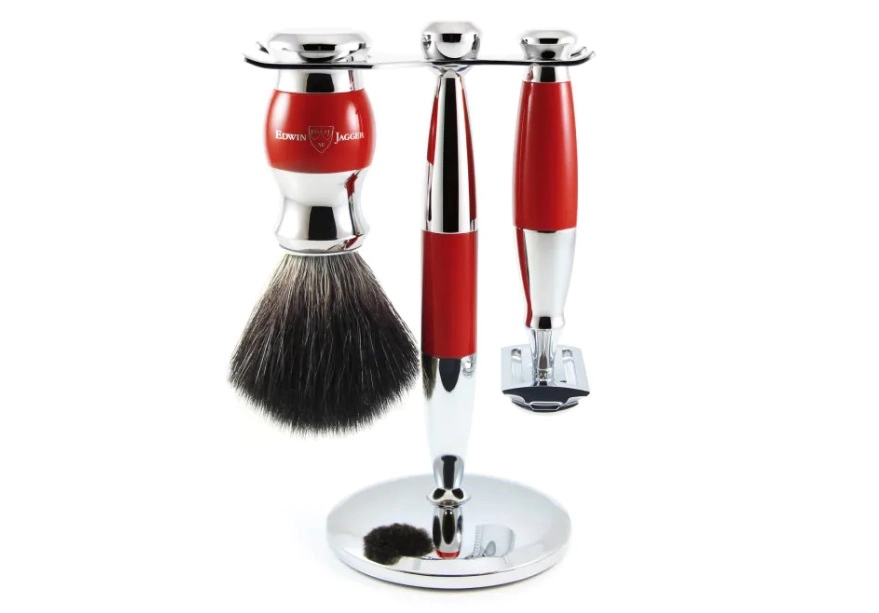 Edwin Jagger Red & Chrome DE набор
